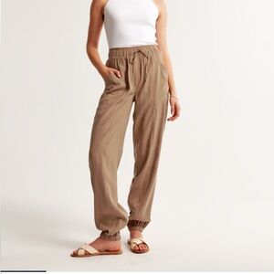 Drapey utility joggers